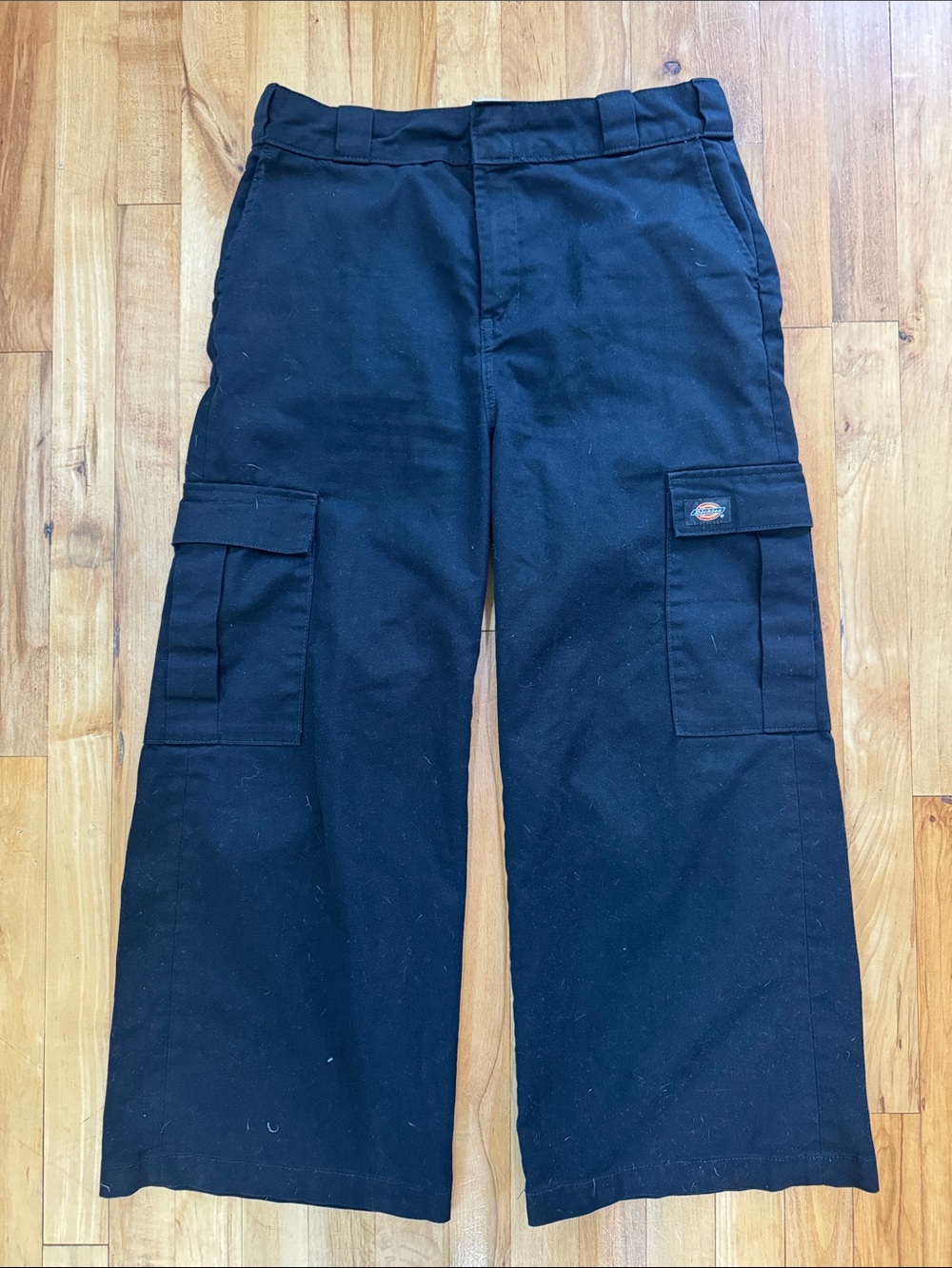 Dickies Women’s Black Cargo Wide Leg Work Pants